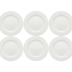 Rörstrand Mattallrikar-Swedish Grace Tallrik 21 cm 6-pack, Ros (Rosa)