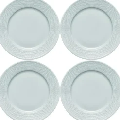 Rörstrand Mattallrikar-Swedish Grace Tallrikar 27 cm 4-pack, Snö