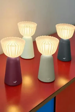 Fermob Portabla Lampor|Portabla Lampor-Swiing Bordslampa Portabel, Antracit