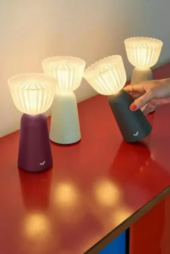 Fermob Portabla Lampor|Portabla Lampor-Swiing Bordslampa Portabel, Antracit