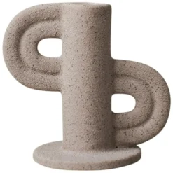 Swirl Ljusstake Similar, Nude