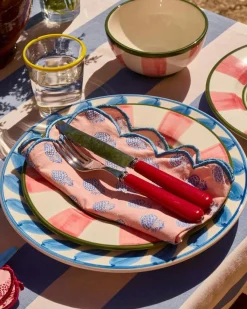 Pick a Poppy Mattallrikar-Swirl Tallrik 28 cm, Blå