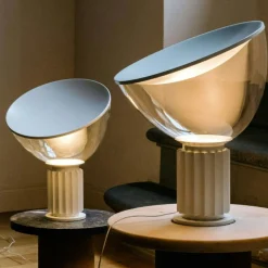 Flos Bordslampor-Taccia Small Bordslampa, Silver