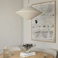 Edgeform Pendellampor-Tafta Pendel Ø65 cm Röd/Off-white