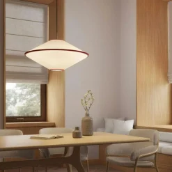 Edgeform Pendellampor-Tafta Pendel Ø65 cm Röd/Off-white