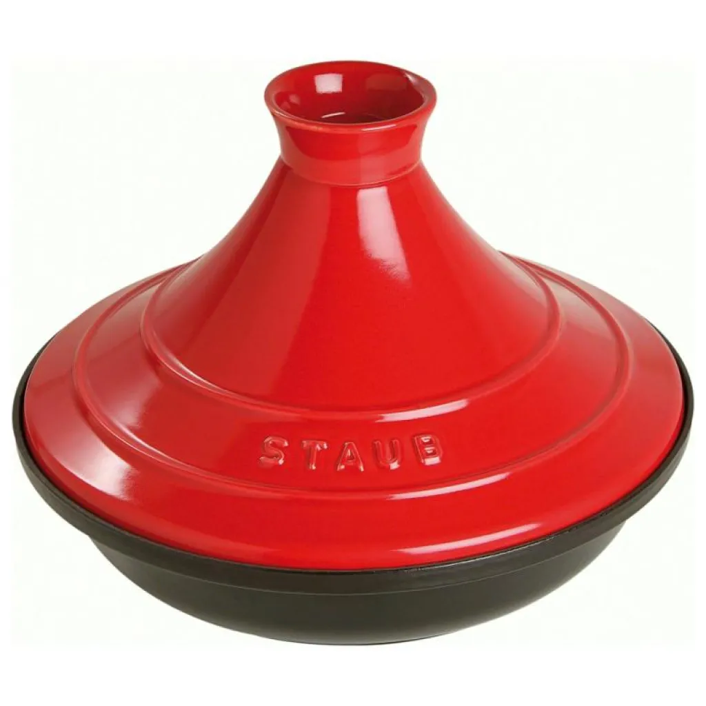 Staub Grytor-Tagine Med Keramiklock 28 cm, Körsbär