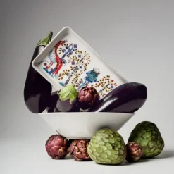 Taika Tallrik 12x24 cm, Vit