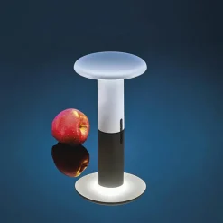 Artemide Portabla Lampor|Portabla Lampor-Takku Bordslampa Portabel, Varnished White