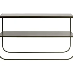 Asplund Sidobord & Avlastningsbord-Tati Console 120 Sidobord, Char Grey / Jurakalksten