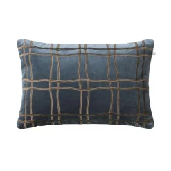 Tattersall Kuddfodral 40x60 cm, Forest Green / Konjak