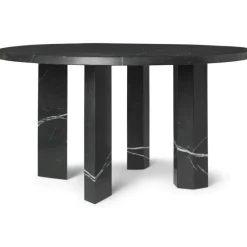 Taula Soffbord Ø67 cm, Vit / Charcoal