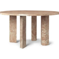 Taula Soffbord Ø67 cm, Vit / Charcoal