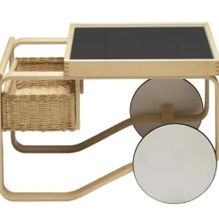 Artek Rullvagnar Och Serveringsvagnar-Tea Trolley 900 Serveringsvagn, Vit