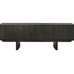 Teak Mosaik Mediabänk En Dörr