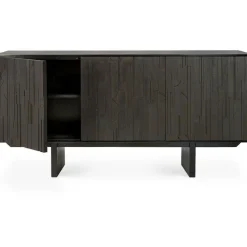 Ethnicraft Skänkar & Sideboards-Teak Mosaik Sideboard, Fyra Dörrar