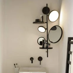 DCWéditions Väggspeglar|Badrumsbelysning-Tell Me Stories Vägglampa, Silver