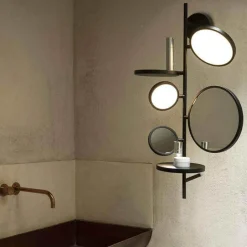 DCWéditions Väggspeglar|Badrumsbelysning-Tell Me Stories Vägglampa, Silver