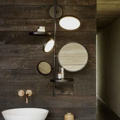 DCWéditions Väggspeglar|Badrumsbelysning-Tell Me Stories Vägglampa, Silver