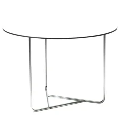 Tellus Bord 64cm, Vit/Krom