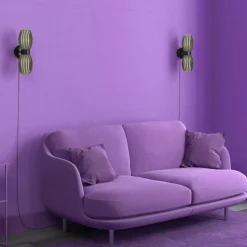 Herstal Vägglampor-Tentacle Duo Vägglampa, Svart / Rök