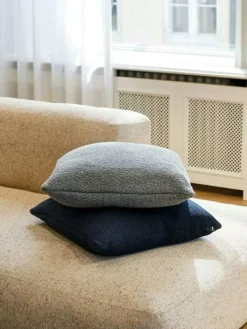 HAY Prydnadskuddar & Fodral-Texture Kudde 50x50 cm, Mörkblå
