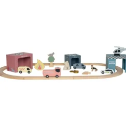 Tågbana Med Räddningsfordon