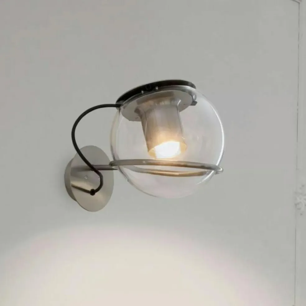 The Globe 727 Vägglampa, Satin Gold / Anodiserat Brons