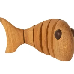 Spring Copenhagen Träfigurer|Dekorativa Accessoarer-The Wood Fish Träfigur 22 cm