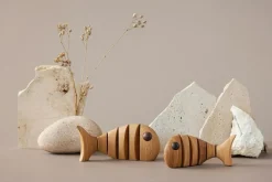 Spring Copenhagen Träfigurer|Dekorativa Accessoarer-The Wood Fish Träfigur 22 cm