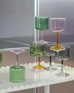 Tint Vinglas 2-pack, Rosa / Gul