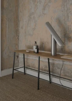 T-Lamp Bordslampa, Borstat Stål