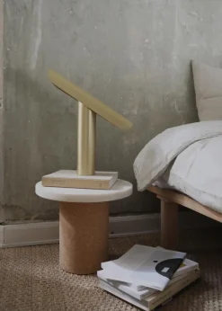 T-Lamp Bordslampa, Borstat Stål