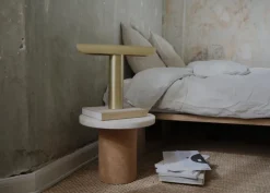 T-Lamp Bordslampa, Borstat Stål