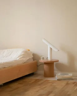 T-Lamp Bordslampa, Borstat Stål