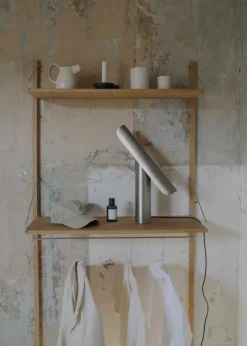 T-Lamp Bordslampa, Borstat Stål