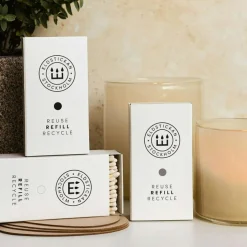 Eldstickan Tillbehör Ljusstakar & Ljuslyktor-Tändsticksask Stor Refill, Vit