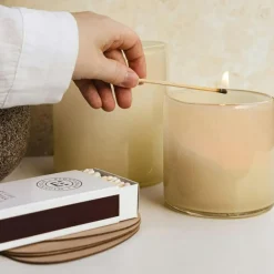 Eldstickan Tillbehör Ljusstakar & Ljuslyktor-Tändsticksask Stor Refill, Vit