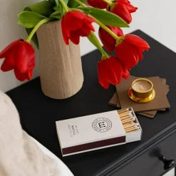 Eldstickan Tillbehör Ljusstakar & Ljuslyktor-Tändsticksask Stor Refill, Vit