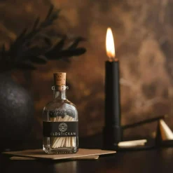 Eldstickan Tillbehör Ljusstakar & Ljuslyktor-Tändsticksburk Liten, Gran