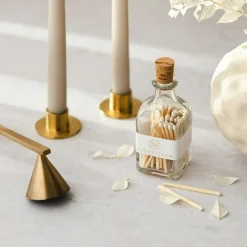 Eldstickan Tillbehör Ljusstakar & Ljuslyktor-Tändsticksburk Liten, Gran