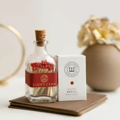 Eldstickan Tillbehör Ljusstakar & Ljuslyktor-Tändsticksburk Liten, Gran