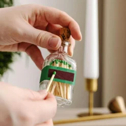 Eldstickan Tillbehör Ljusstakar & Ljuslyktor-Tändsticksburk Liten, Gran