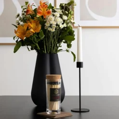 Eldstickan Tillbehör Ljusstakar & Ljuslyktor-Tändsticksburk Stor, Aska