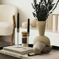 Eldstickan Tillbehör Ljusstakar & Ljuslyktor-Tändsticksburk Stor, Aska