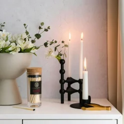 Eldstickan Tillbehör Ljusstakar & Ljuslyktor-Tändsticksburk Stor, Aska