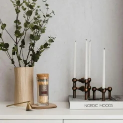 Eldstickan Tillbehör Ljusstakar & Ljuslyktor-Tändsticksburk Stor, Aska