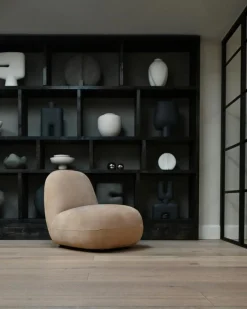 Toe Flat Fåtölj, Off-white Bouclé