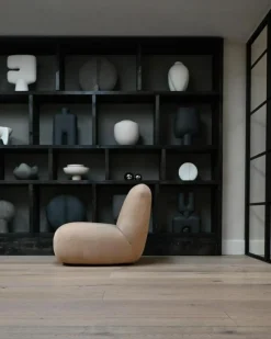 Toe Flat Fåtölj, Off-white Bouclé