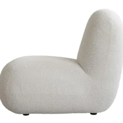 Toe Flat Fåtölj, Off-white Bouclé