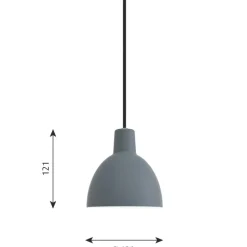 Toldbod 120 Pendel, Blågrå